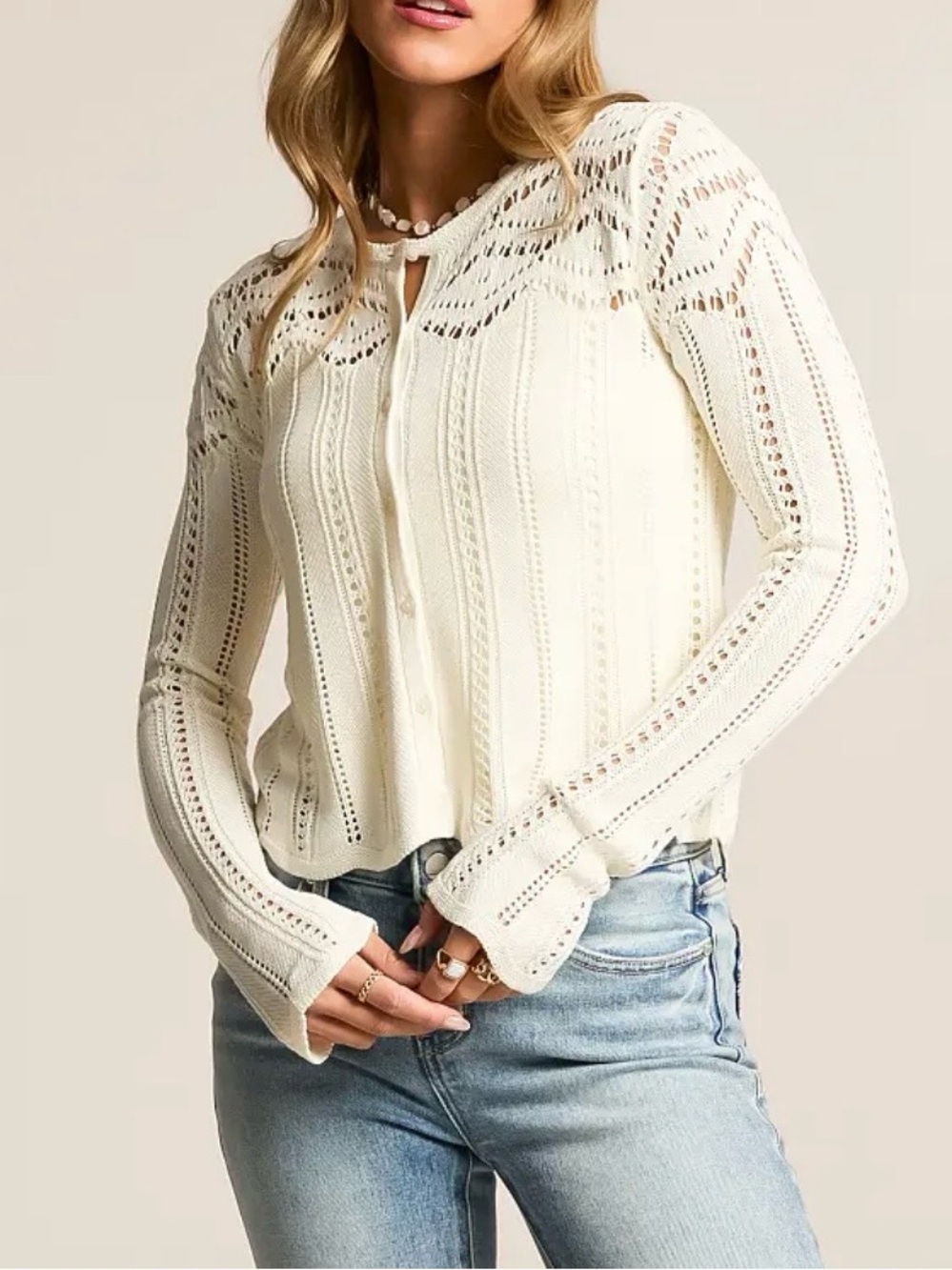 NWT- Z Supply Alycia Crochet Cardigan
Sweater